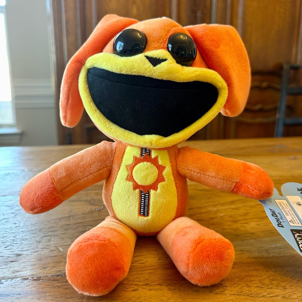 Poppy Playtime Smiling Critters DOGDAY Orange Dog Day Plush